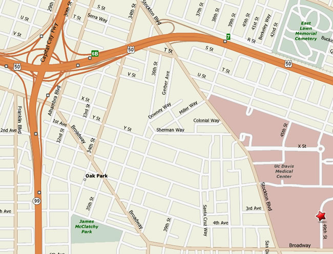 Ronald McDonald House map